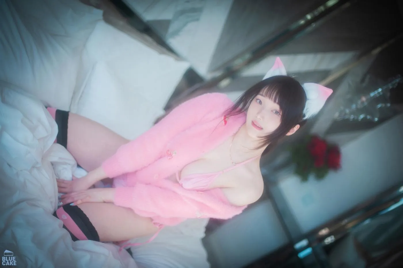 Bambi밤비 – NO.91 [BLUECAKE] Naughty Cats Pink  Mint RED [90P]插图9
